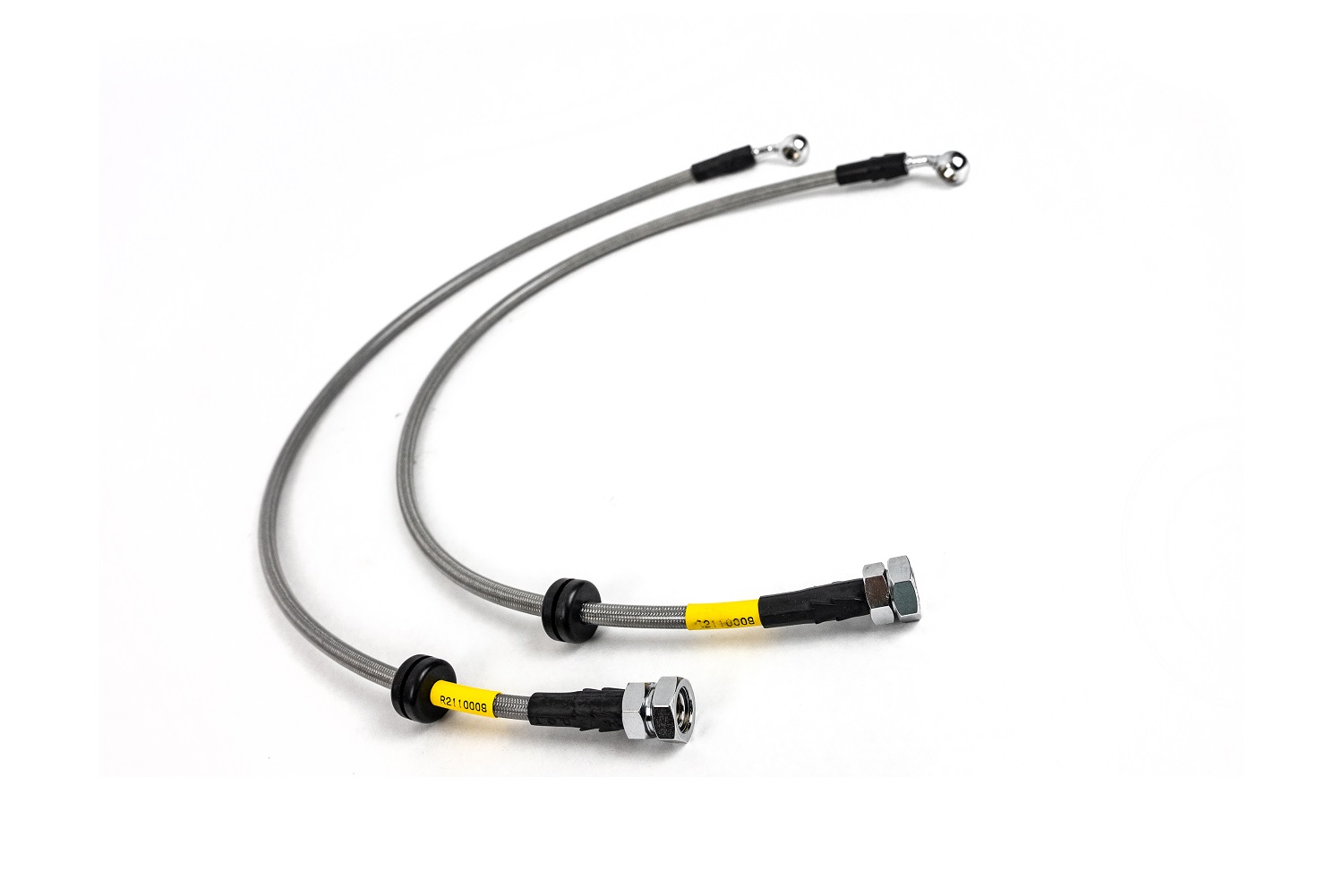 DOT approved Stainless Steel brake lines included with every kit