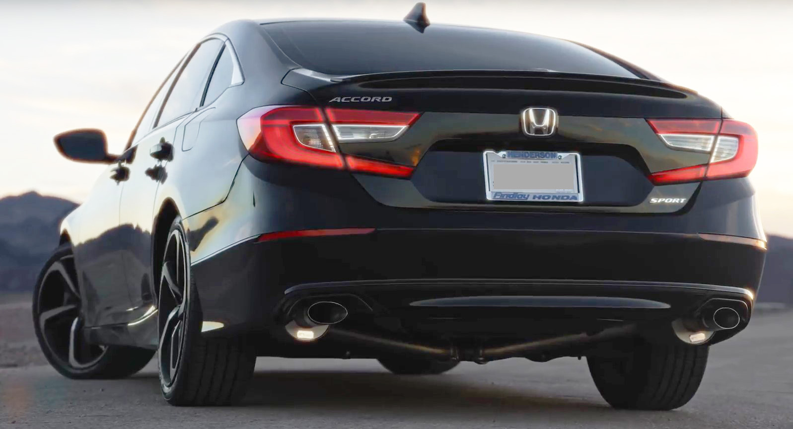 Check out the rear end looks of the Accord X now!