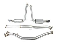 A complete front-pipe back 2.75 inch exhaust system specifically designed for the 10th generation Honda Accord