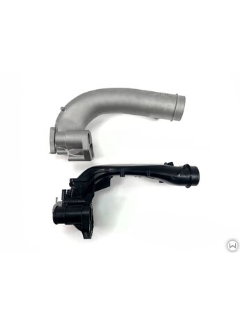 Over a 40% difference in size to increase performance and style (prototype pipe shown)