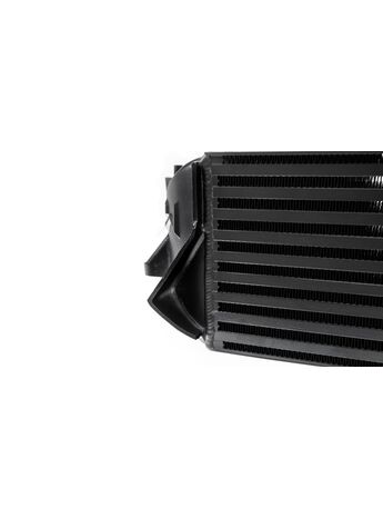 Casted air baffles on the outside of each endtank are intended to keep the air entering your grill directed through the core and radiator