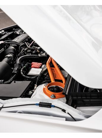 Slim profile allows room for other firewall mounted aftermarket parts