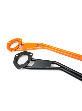Available in Stealth Black or Signature Orange