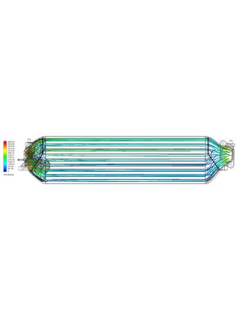 Internal air foils allow for even flow across the entire core. This provides increased efficiency and more power