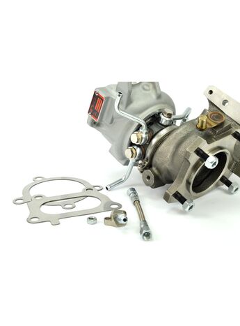 Oil Lines, Coolant Lines, and Downpipe Studs/Nuts Included for quick and easy installation