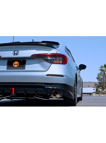 You don't want to miss this angle form the back of the new 27WON Civic EX exhaust fitted to this 2022