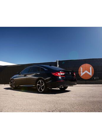 We just can't get enough of this angle on this exhaust system. Arrive in style