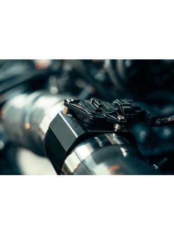Our billet aluminum MAF housing ensures smooth airflow