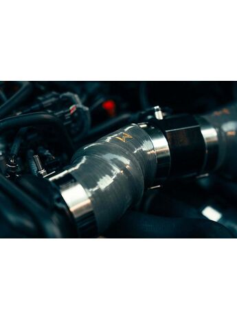A subtle "W" logo shows everyone that you're rockin the best performance parts for your ride