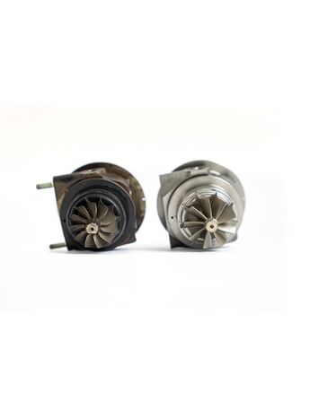 9-blade turbine wheel to helps reduce back pressure in the exhaust stream and make more power