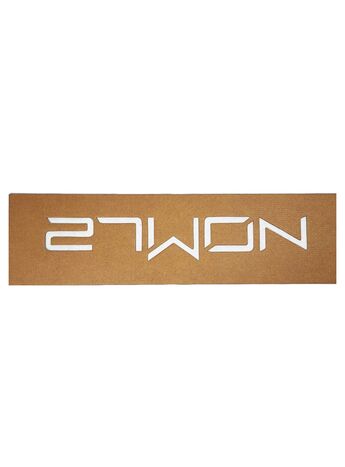 A perfect cut-out for a new crisp and clean "27WON" logo