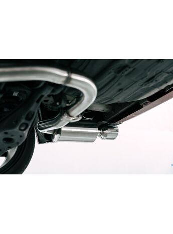 Opt for a single exit tip for a tuner look!