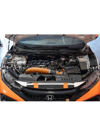 Prototype full engine bay shroud dress up kit installed