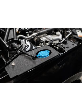 Easy access to your windshield washer reservoir
