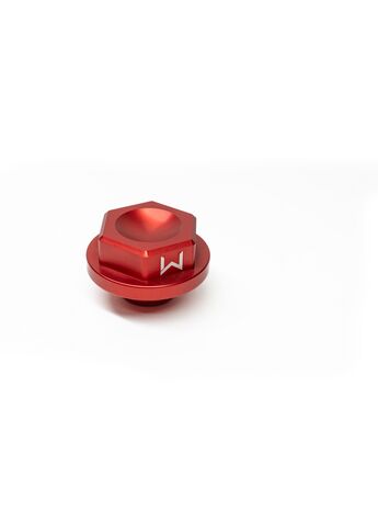 Redline Red Billet Oil Cap