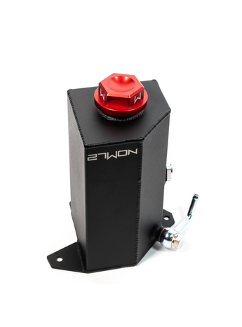 All versions come powder coated in a durable black finish with your choice of coolant cap colors, Redline Red shown here