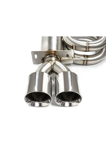 Front-pipe back exhaust system for the 2017+ Honda Civic Hatchback Sport
