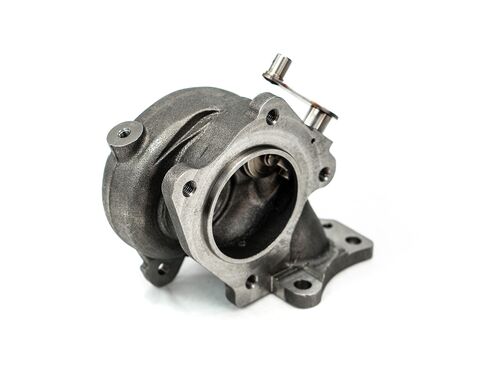A larger 0.65 A/R allows for a huge increase in airflow and also aids in decreasing backpressure in the scroll