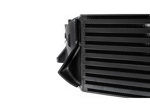 Casted air baffles on the outside of each endtank are intended to keep the air entering your grill directed through the core and radiator
