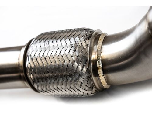 Hybrid Flex Section to allow the required movement in the exhaust system