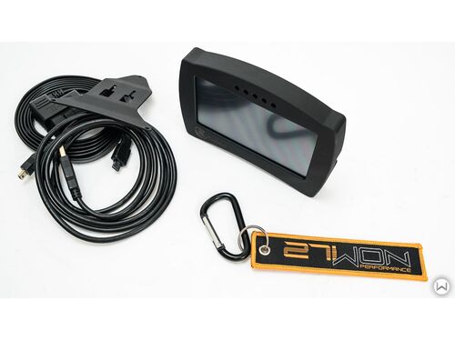 On board data-logging via the touch screen unit, no laptop needed