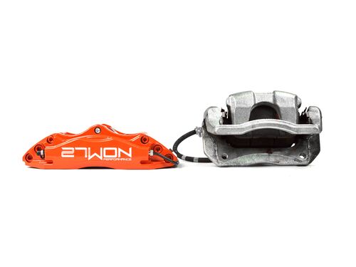 High performance and lighter weight compared to the SI OEM brake caliper