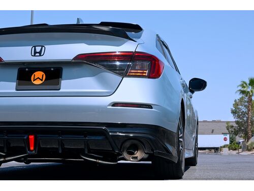 You don't want to miss this angle form the back of the new 27WON Civic EX exhaust fitted to this 2022