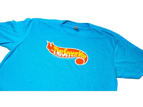 Treat yourself to some nostalgia with the crisp and clean color palette of 27WON and Hotwheels