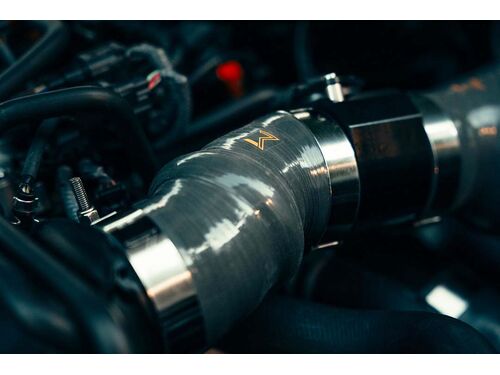 A subtle "W" logo shows everyone that you're rockin the best performance parts for your ride