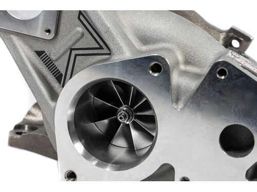 Careful consideration and sizing of both turbine and compressor wheels has lead to the Kuro+ having more mid-range and top end power potential without sacrificing fast spool characteristics