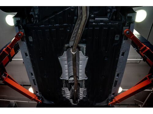 63.5mm piping that results in a 58% increase in cross-sectional area to support future power goals