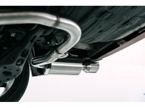 Opt for a single exit tip for a tuner look!