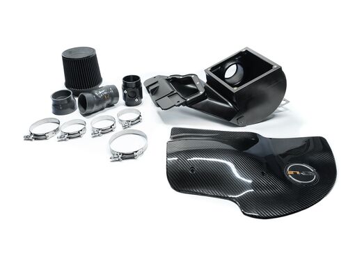 Our 11th Gen Intake Hybrid Cold Air Intake system consists of a lid in your choice Painted or Carbon, a fully enclosed airbox, a large dry-flow filter, and all the hardware you need to bolt in this system without fuss