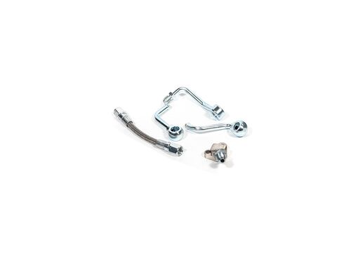 Stainless lines and fittings in this kit ensure reliable performance over thousands of miles