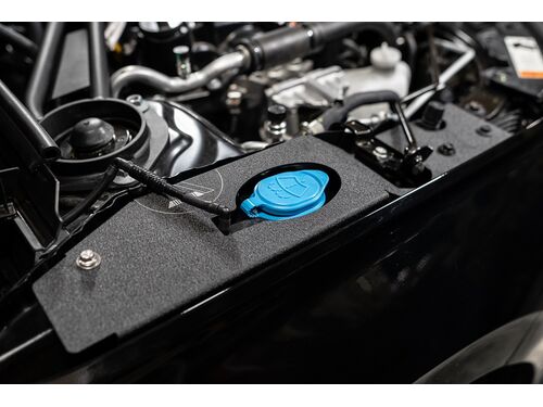 Easy access to your windshield washer reservoir