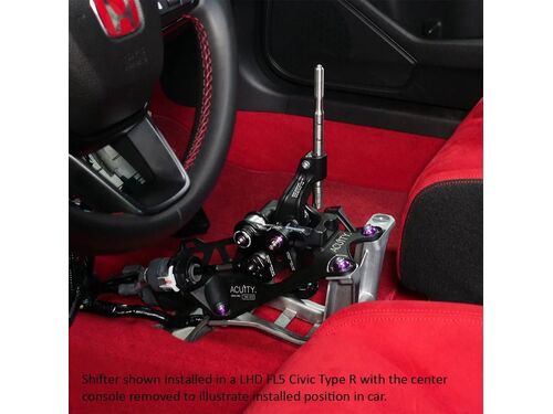 ACUITY adjustable shifter installed in Honda Civic interior