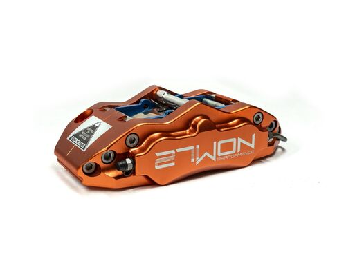Anodized calipers provide distinct colors to match any style