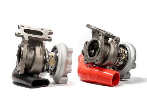 OEM boost tubes on left, 27WON upgraded Silicone on Right. A clear difference