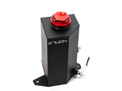 All versions come powder coated in a durable black finish with your choice of coolant cap colors, Redline Red shown here