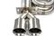 Front-pipe back exhaust system for the 2017+ Honda Civic Hatchback Sport