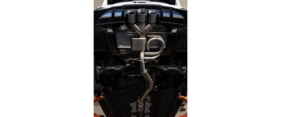 3” from end to end, no step downs. Even comes with a front-pipe