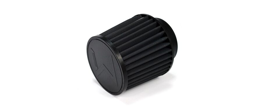 A reinforced Dryflow Air Filter is used for superior flow and filtration performance.