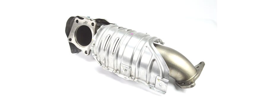 Heat Management is Key to Performance.  The 27WON Downpipe retains all factory heat shields