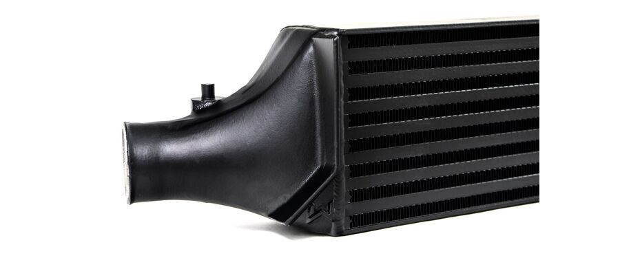 Cast aluminum endtanks provide smooth flow in and out of the 27WON Intercooler