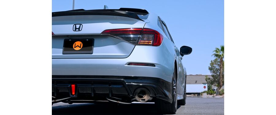 You don't want to miss this angle form the back of the new 27WON Civic EX exhaust fitted to this 2022