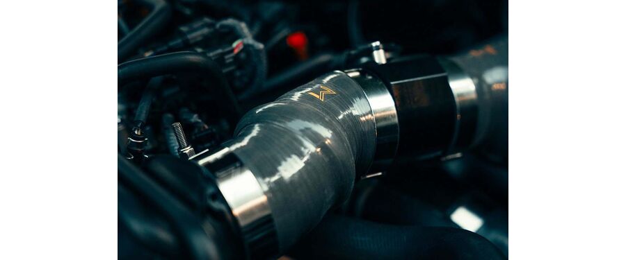 A subtle "W" logo shows everyone that you're rockin the best performance parts for your ride