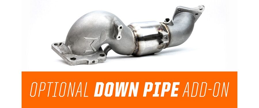 For the biggest gains, add our 27WON downpipe into your exhaust package