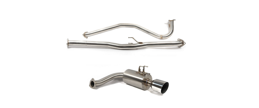 A full T304 Stainless Steel Performance Frontpipe Back Exhaust