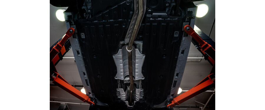 63.5mm piping that results in a 58% increase in cross-sectional area to support future power goals